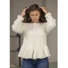 Digitaal patroon Viking of Norway Baby Alpaca Marianne Sweater Natural White 11-5B
