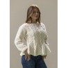 Digitaal patroon Viking of Norway Baby Alpaca Marianne Sweater Natural White 11-5B