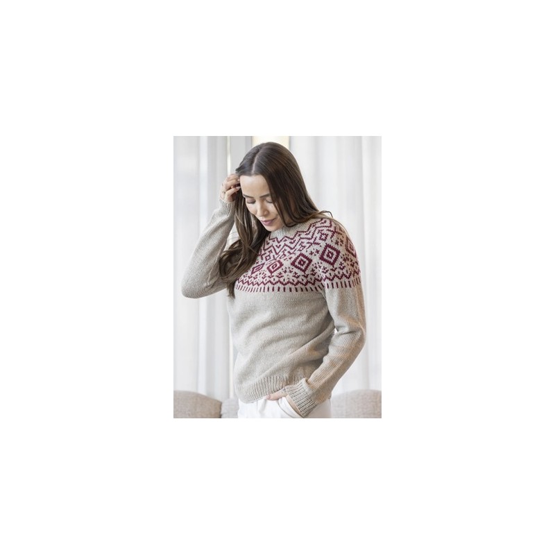 Viking of Norway Cashmere Silk Origin sweater oat 7-3C