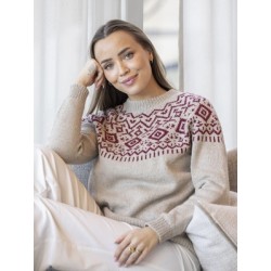 Compleet Breipakket - Trui - Cashmere Silk - Viking of Norway - Origin Sweater Oat 7-3C