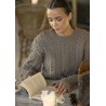 Digitaal patroon Viking of Norway Cashmere Silk Caia Sweater Hazelnut 7-2A