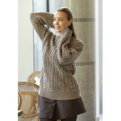 Compleet Breipakket - Trui - Cashmere Silk - Viking of Norway -  Caia Sweater Hazelnut 7-2A