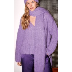 Compleet breipakket - Sjaal - Mohair di Gio - Nera 3 (model 52)
