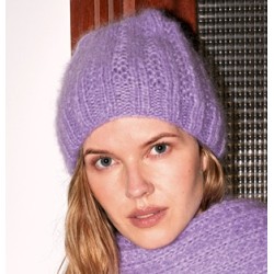 Compleet breipakket - Muts - Mohair di Gio - Nera 3 (model 51)