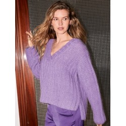 Compleet Breipakket - Trui - Mohair di Gio - Nera 3 (model 50)