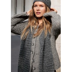 Compleet Haakpakket - Sjaal - Filo di Gio & Glamour - Nera 3 (model 35)