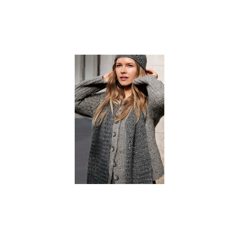 Sjaal - Filo di Gio & Glamour - Nera 3 (model 35)