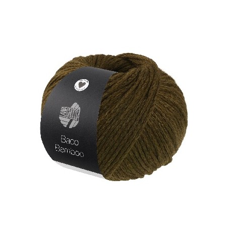 Lana Grossa Baco Bamboo 007 Dunkeloliv