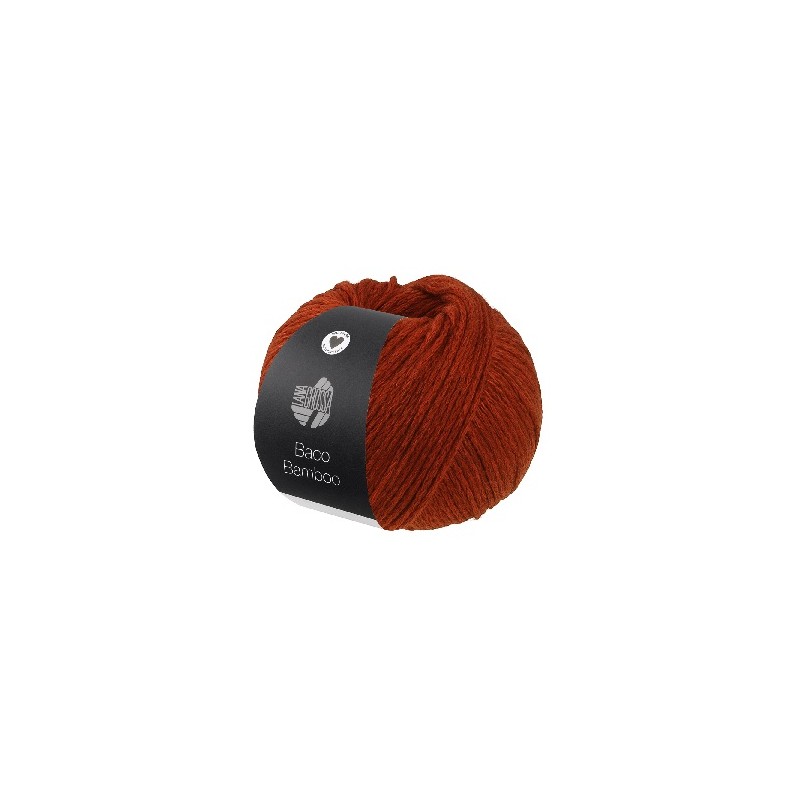 Lana Grossa Baco Bamboo 009 Rostbraun