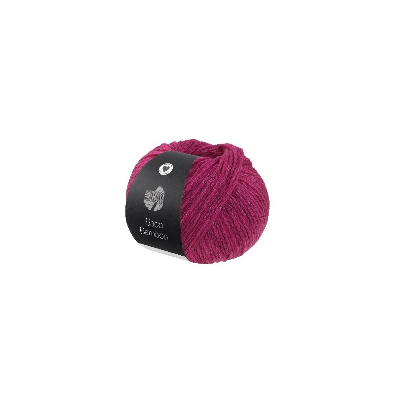 Lana Grossa Baco Bamboo 011 Dunkelfuchsia