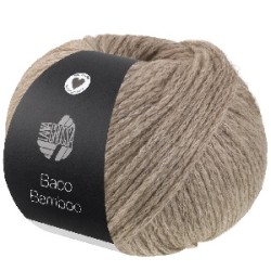 Lana Grossa Baco Bamboo 015 Graubeige
