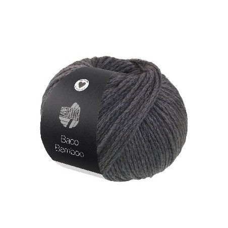 Lana Grossa Baco Bamboo 017 Dunkelgrau