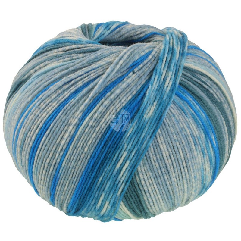 Lana Grossa Cool Wool 4 Socks Print 7212