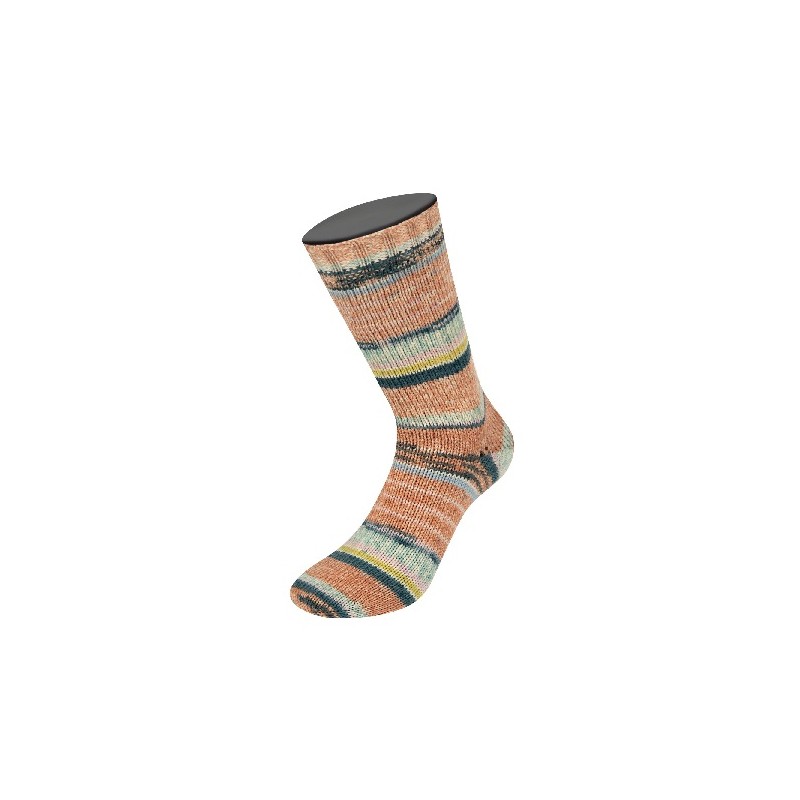 Lana Grossa Cool Wool 4 Socks Print 7213