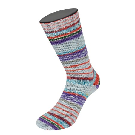 Lana Grossa Cool Wool 4 Socks Print 7217