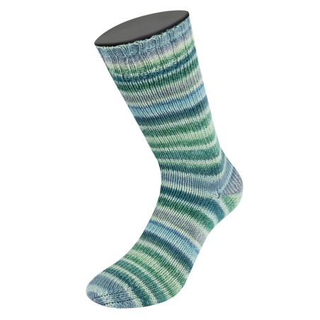 Lana Grossa Cool Wool 4 Socks Print 7754