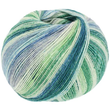 Lana Grossa Cool Wool 4 Socks Print 7754