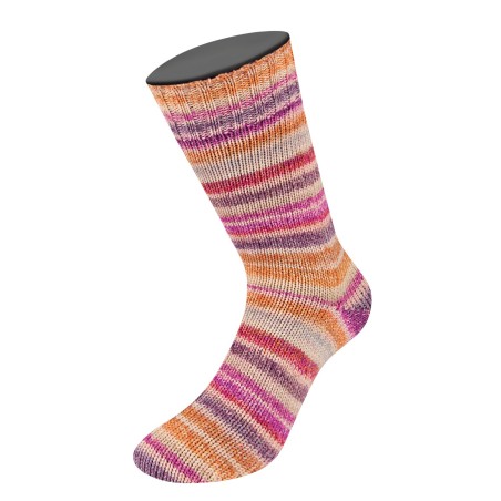 Lana Grossa Cool Wool 4 Socks Print 7761