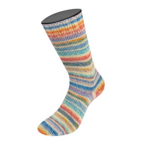Lana Grossa Cool Wool 4 Socks Print 7763