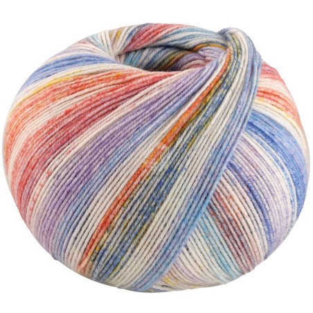 Lana Grossa Cool Wool 4 Socks Print 7763