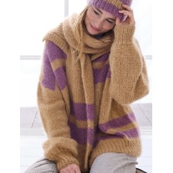 Compleet Breipakket - Sjaal - Mohair di Gio - Journal 72 (Model 19)