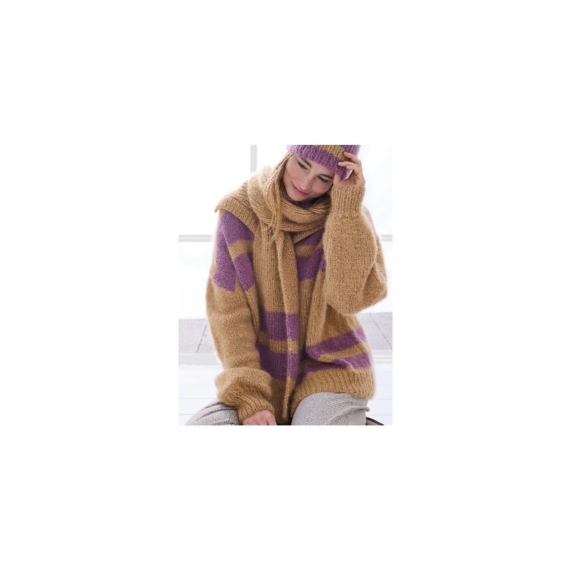 Sjaal - Mohair di Gio - Journal 72 (Model 19)