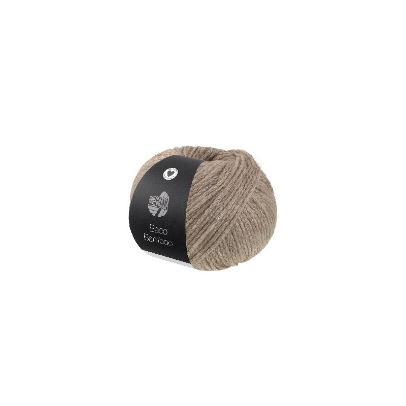 Lana Grossa Baco Bamboo 015 Graubeige