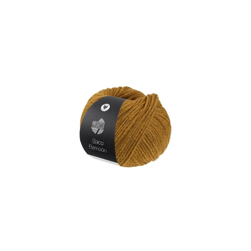 Lana Grossa Baco Bamboo 008 Goldbraun