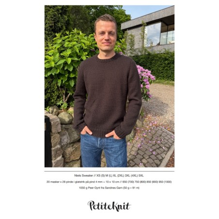 Patroon PetiteKnit Niels Sweater (maat 46 t/m 74)