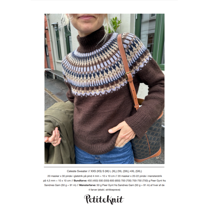Patroon PetiteKnit Celeste Sweater (maat 32 t/m 60)