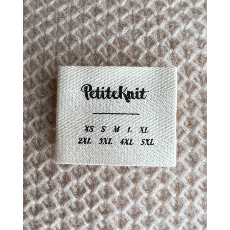 PetiteKnit Maatlabels
