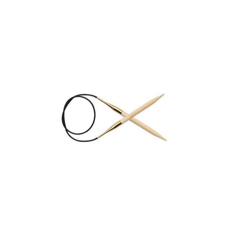 KnitPro Bamboo vaste rondbreinaalden 40cm