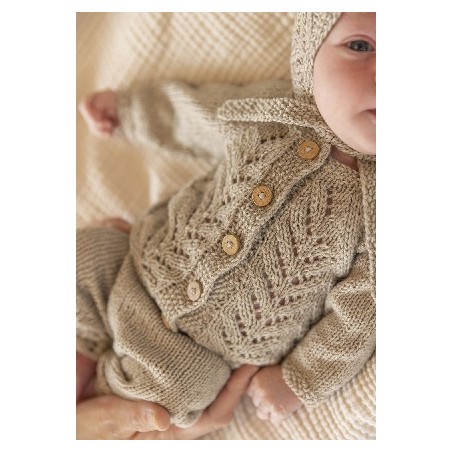 Digitaal patroon Viking of Norway Cashmere Silk Myrtel Newborn Set Oat 12-1B