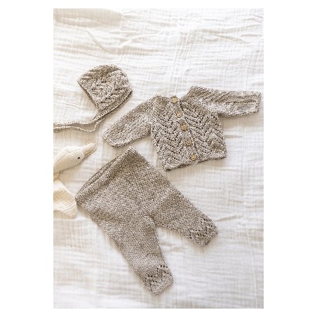 Digitaal patroon Viking of Norway Cashmere Silk Myrtel Newborn Set Oat 12-1B