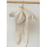 Digitaal patroon Viking of Norway Cashmere Silk Knøtteliten Jumpsuit and Bonnet Vanilla 12-3B