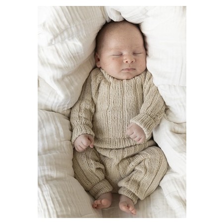 Digitaal patroon Viking of Norway Cashmere Silk Mys Jumper and Leggings Vanilla 12-2C