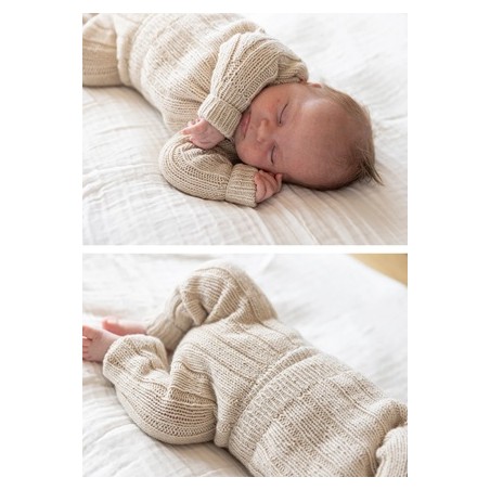 Digitaal patroon Viking of Norway Cashmere Silk Mys Jumper and Leggings Vanilla 12-2C
