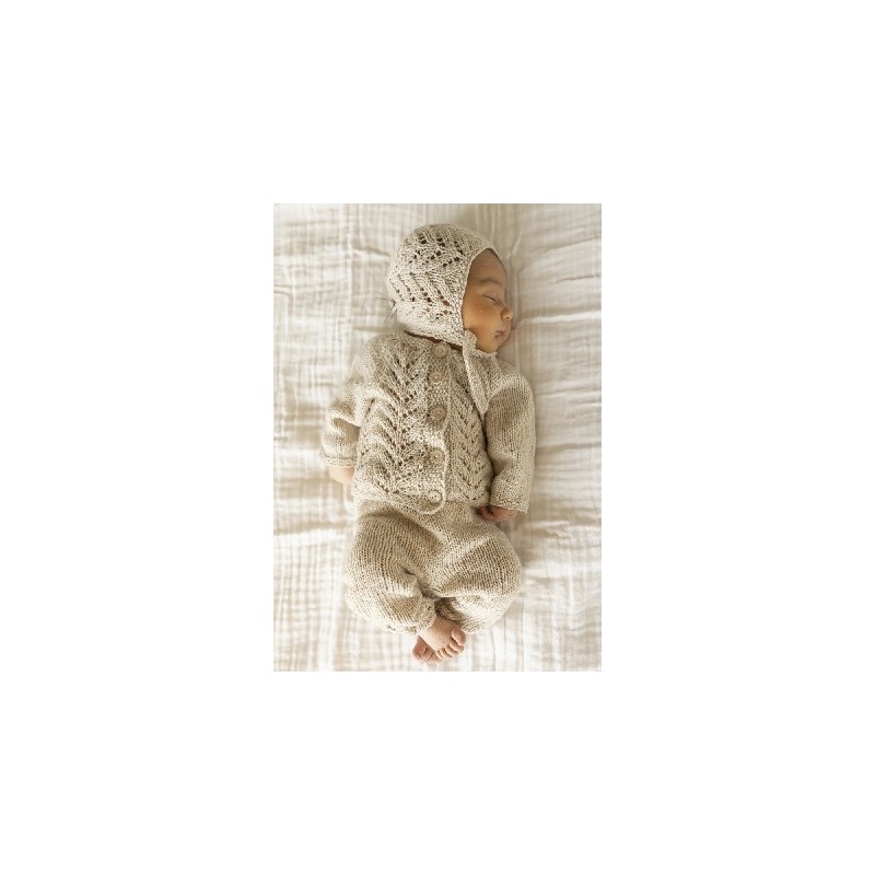 Digitaal patroon Viking of Norway Cashmere Silk Myrtel Newborn Set Vanilla 12-1A