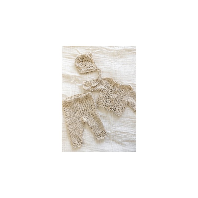 Digitaal patroon Viking of Norway Cashmere Silk Myrtel Newborn Set Vanilla 12-1A
