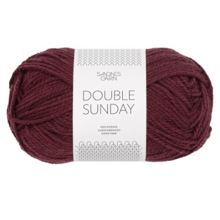 Sandnes Double Sunday by PetiteKnit 4372 Deep Burgundy