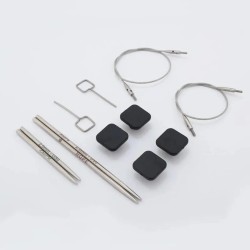 KnitPro Mindful Petite Combo 5 & 7,5 cm mini punten voor rondbreinaald