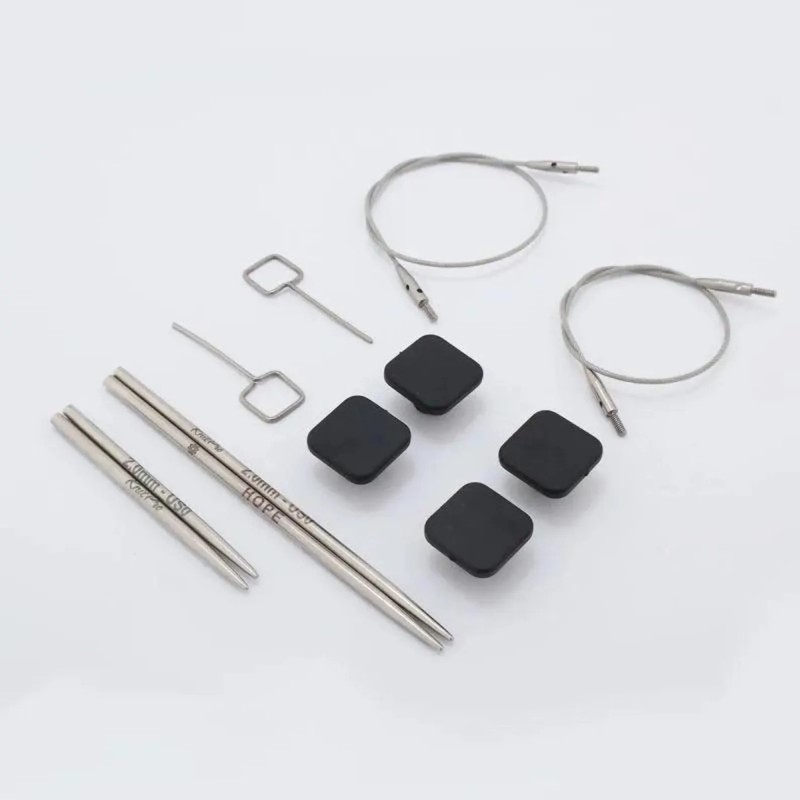 KnitPro Mindful Petite Combo 5 & 7,5 cm mini punten voor rondbreinaald