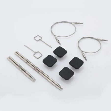 KnitPro Mindful Petite Combo 5 & 7,5 cm mini punten voor rondbreinaald