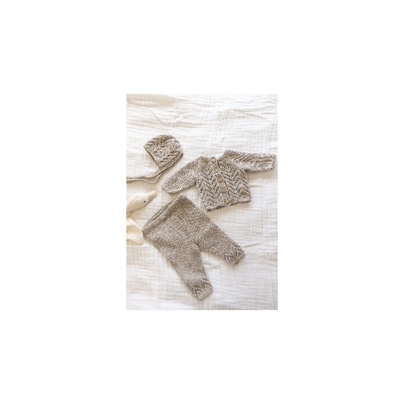 Digitaal patroon Viking of Norway Cashmere Silk Myrtel Newborn Set Oat 12-1B