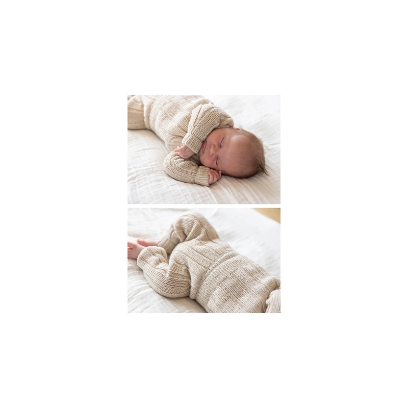 Digitaal patroon Viking of Norway Cashmere Silk Mys Jumper and Leggings Vanilla 12-2C