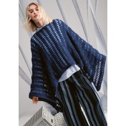 Compleet Haakpakket - Poncho - Mohair di Gio - Easy 3 (model 6)