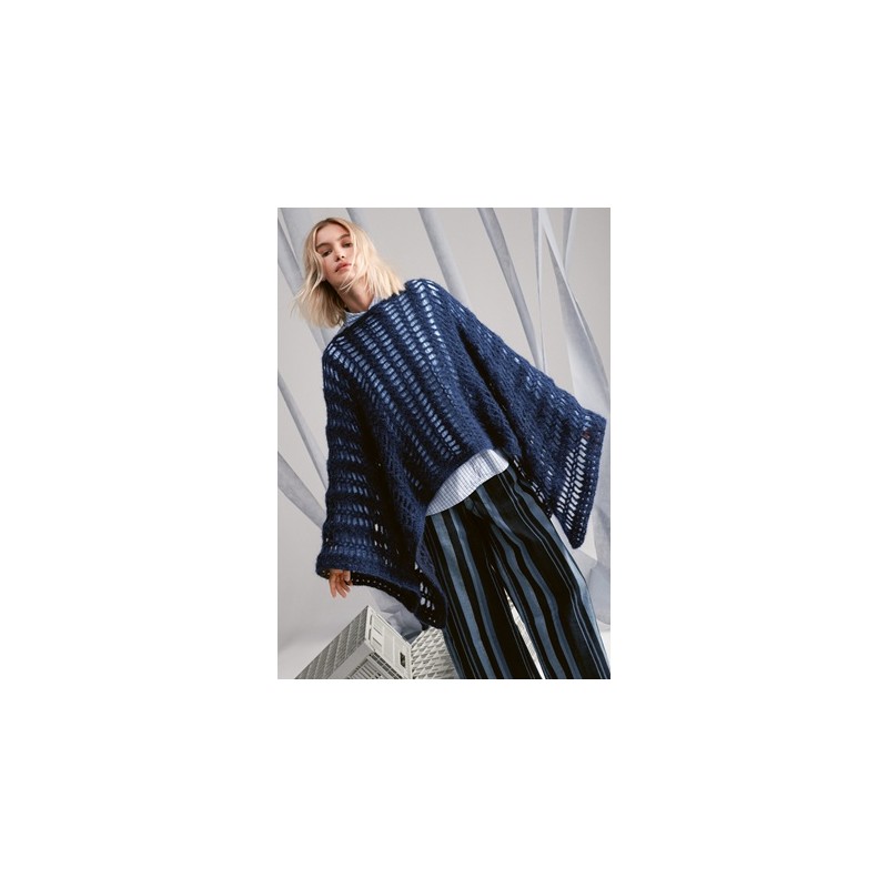 Poncho - Mohair di Gio - Easy 3 (model 6)