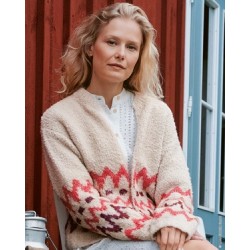 Compleet Breipakket - Vest - Orsettini & Natural Alpaca Pelo - Nordic Knits 5 (model 6)