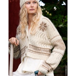 Compleet breipakket - Vest - Natural Alpaca Pelo - Nordic Knits 5 (Model 13)