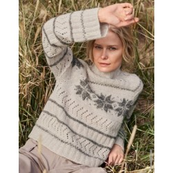 Compleet breipakket - Trui - Natural Alpaca Pelo - Nordic Knits 5 (Model 17)